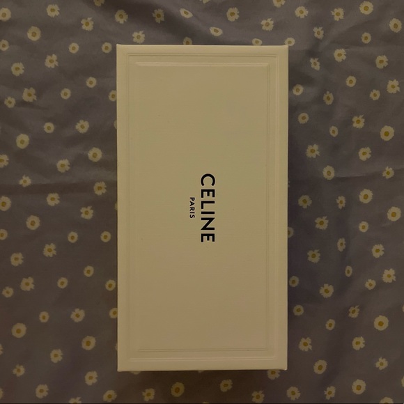 CELINE 62mm Grey Acetate FlatTop Sunglasses w/
Luxe Case+Cloth—NEW—Box Sold Sep. - Picture 14 of 16